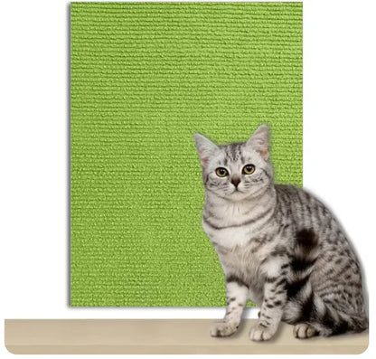 60x200cm Cat Scratcher Sofa Protector Cats Scratcher Pad Board Protection Trimmable Self-adhesive Carpet DIY Cat Scratch Mat