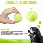 Tennis Balls for Dogs, 2-Inch Size, Compatible with Most Automatic Ball Launchers Idea for Small Dogs(12 Balls Only) - shimendi