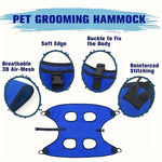 Pet Grooming Hammock Cat Dog Nail Clipper Fixer Teddy Hook Type Feeding Anti-scratch Artifact Restraint Bag Pet Accessories shimendi Sécurité et Confort pour Chien chat| Shimendi