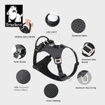 Truelove-Pet Harness with LED Light and Tracker Holder, 19 Modes, for Dog, Cat Time, Highly Recommended for Outdoor Use, TLH6771 - shimendi