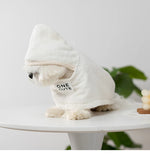 Pet Soft Bath Towel Super Absorbent Comfortable Cat and Dog Clothes Bathing Quick Drying Bears Malzis Bathrobe with Hat Cleaning - shimendi