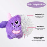 A small monster dog plush sound toy grinding teeth resistant to bite boredom companion small dog Teddy Golden Retriever pet supp - shimendi