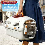 Raymax Portable Pet Carrier Spacecrt  Bag Dog Cage Travel Airline Outing Aircrt Che-in Universal Pet Fitn Scene For 8kg Pet Vet - shimendi
