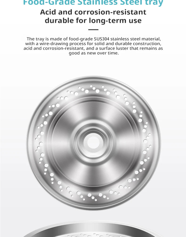 New 3.2L Stainless Steel Cat Water Fountain, USB Auto Smart Pet Drinking Fountain with Visual Water Window, Silent Pump for Cats