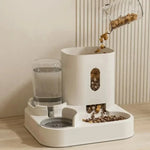Automatic Feeder Dog Cat Food Bowl With Water Fountain Large Capacity Pet Food Storage Dispenser Container Puppy Pet Accessories - shimendi