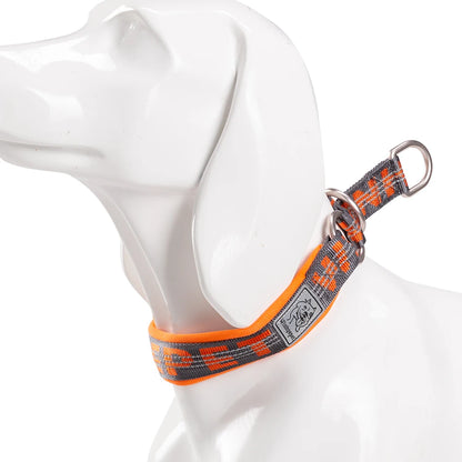 TRUELOVE P chain Pet Reflective Collar Nylon Best Neoprene Padded Half Choke Training  Lightweight Washable Sports YC1852