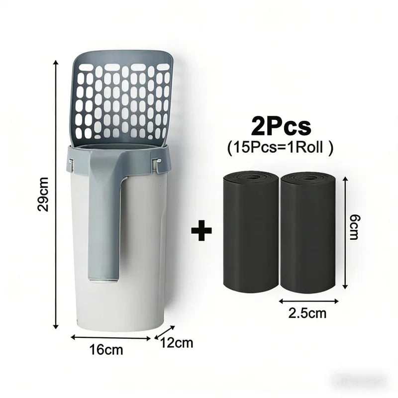 Reusable Cat Litter Scoop Refill for Cats, Litter Box Toilet Waste Cleaner Pet Supplies