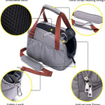 Portable Pet Dog Carrier Cat Travel Bag with Cover for Small Dogs Cats Puppies Soft-Sides Dog Car Seat Safe Bed Dog Handbag shimendi Sécurité et Confort pour Chien chat| Shimendi
