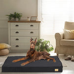 Large Orthopaedic Dog Bed Waterproof Cushion Pet Mattress 2 In 1 Pet Dog Crate Bed with Removable Washable Cover Indoor Outdoor - shimendi