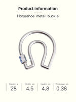 bag charms Horseshoe bag pendant fer a Cheval key chain decorative buckle car key chain bag shoulder strap adjustment buck shimendi Sécurité et Confort pour Chien chat| Shimendi