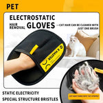 Pet Hair Remover Gloves Electrostatic for Cats Dogs, Reusable Washable Grooming Glove with 2-in-1 Lint Roller Brush - Safe Non-T shimendi Sécurité et Confort pour Chien chat| Shimendi