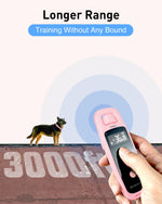 ABBIDOT-T30 Dog Shock Collar for Dogs Training Canine Equipment Supplies No Bark Pet Accessories Pink Color Strap 3000ft 900m shimendi Sécurité et Confort pour Chien chat| Shimendi