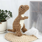 Cats and Dogs Pet Plush Dinosaur Toys Interactive Dog Chew Toys Plush Stuffing Pet Supplies Dog Toys for Small Dogs - shimendi