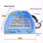 Small Dog Automatic Flushing Household Waste and Cleaning Convenient Micro Porous Slope for Home Dog Toilet 1M Dog Accessories - shimendi