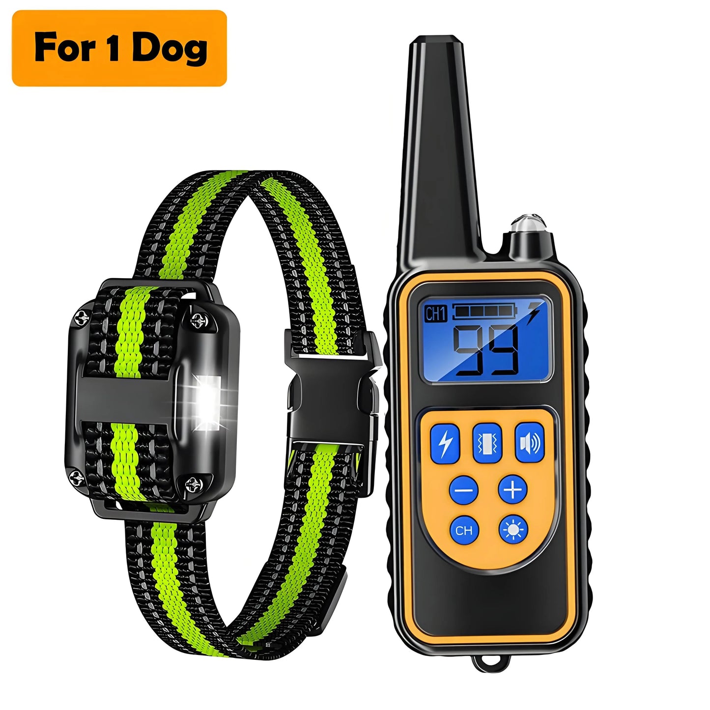 800m Dog Training Collar LCD Screen Waterproof Pet Electronic Collar Remote Control Trainer For Most Dogs