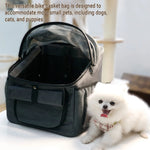 Dog Bike Basket Pet Oxford Cloth Carrier Backpack Expandable Puppy Backpack Pannier for Small Medium Cats Dogs shimendi Sécurité et Confort pour Chien chat| Shimendi
