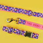 Luxury Brand Summer Colorful Season Adjutable Dog Collar And Leash Set For Small Medium Large Dogs - shimendi