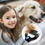 Professional Pet Deshedding Brush Dog Hair Remover Pet Fur Knot Cutter Puppy Cat Comb Brushes Dogs Grooming Shedding Supplies - shimendi