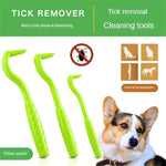 Flea Remover Hook Tick Removal Tweezer Ticks Pull Pet Cat Dog Accessaries Scratching Extractor Mite Tweezers Comb Louses Pliers shimendi Sécurité et Confort pour Chien chat| Shimendi