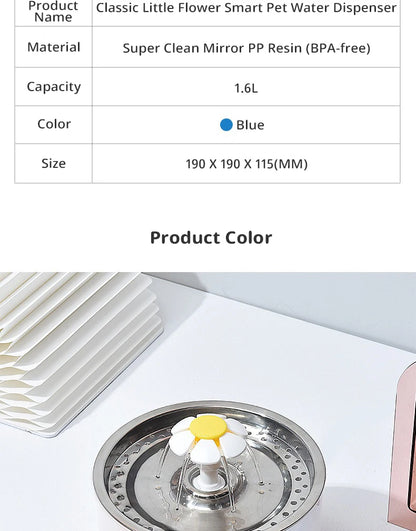 New 3.2L Stainless Steel Cat Water Fountain, USB Auto Smart Pet Drinking Fountain with Visual Water Window, Silent Pump for Cats