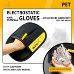Animal hair glove Electrostatic gloves Two-way brush pet hair removal glove for cats dogs clothes furniture  electrostatic shimendi Sécurité et Confort pour Chien chat| Shimendi