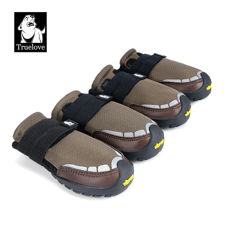 Truelove Pet Shoes Vibram Sole Reflective Durable  Anti-slip Soft Mesh Nylon  Comfortable  Outdoor NEW  2/4pcs Training TLS4862
