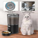 Automatic Pet Feeder 4L Automatic Cat Food Dispenser Smart Control Bug and Snag Resistant Cat Dog Timer Feeder shimendi Sécurité et Confort pour Chien chat| Shimendi