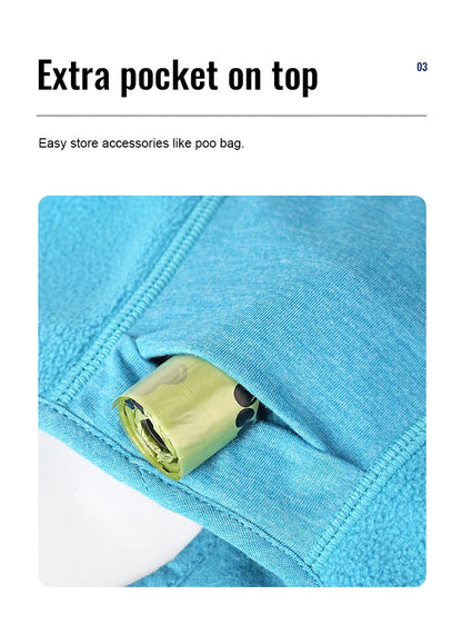 Truelove Hygienic Warmth Anti-Bacterial and Adjustable Pet Jacket Nylon Warm Dog Vest Pet Clothes Manufacturer Fleece TLG2522