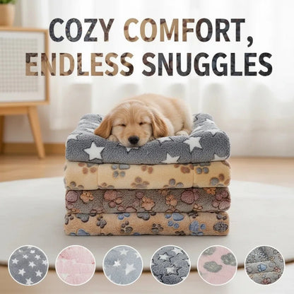 12 Color Dog Bed Mat Portable Pet Sleeping Bed Plush Blanket Washable Cat Bed Sofa Home Travel Comfort Warm Soft Flannel Blanket