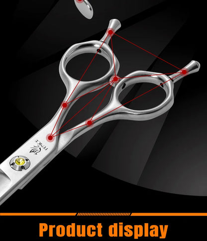 Fenice High-grade JP440C Alloy Steel 7.0/7.5 inch Pet Grooming Scissors Dog Hair Cutting Shears Tool for Pet Groomer Beautician