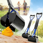 Pet Poop Pickup Clip Long Handle Foldable Dog Waste Cleaner Outdoor Poop Scooper Home Cleaning Tool Supplies - shimendi