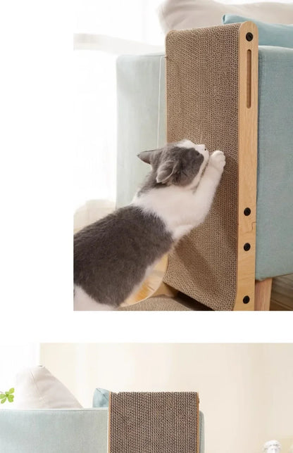 Scraper for Cats Cardboard Large/Small L-shape Wear-resistant Scratch-resistant Cat Scratching Post Cat Toy Pets Cat Accessories