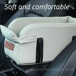 Puppy Dog Car Seat Travel Central Control PU Leather Pet Carrier for Small Dogs Chihuahua Cats Car Transport Dog Accessories shimendi Sécurité et Confort pour Chien chat| Shimendi