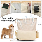 ONECUTE Foldable Pet Carrier Backpack for Small Dogs Cats Travel Tote for Chihuahua Yorkshire Puppy Outdoor Indoor Vet Visit shimendi Sécurité et Confort pour Chien chat| Shimendi