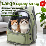 Transparent Pet Carrier Backpack Ideal Cat Accessories Outdoor Pet Shoulder Bag Breathable Pet Supplies With Ample Ventilation shimendi Sécurité et Confort pour Chien chat| Shimendi