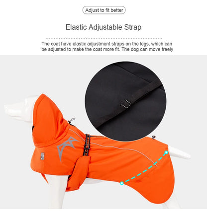 Truelove Warmer Dog Winter Coat Pet Jacket Fashion Dog Clothes Waterproof Windproof Reflective Outdoor Dog Coat TLG2372