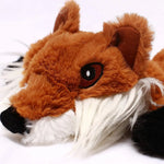 Funny Simulated Animal No Stuffing Dog Toy with Squeakers Durable Stuffingless Plush Squeaky Dog Chew Toy Crinkle Pet Squeak Toy - shimendi