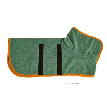 Dog Bathrobe Absorbent Pet Quick Drying Dog Bath Towel for Large Small Dogs Clean Absorbent Bathrobe Cat Pet Products
