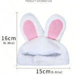 Pet Hat Cat Headgear Lion Rabbit Ears Dog Hat Dress up Pet Headwear Small Dog Pet Supplies - shimendi