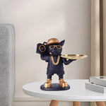 Jewelry Trinket Tray Candy Dog Statue Storage Box Animal Figurine Organizer for Entrance Living Room Countertop Cabinet Entryway shimendi Sécurité et Confort pour Chien chat| Shimendi