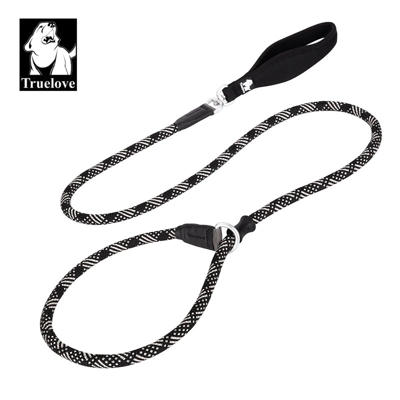 Truelove Pet Training Leash and Collar Durable Slip Lead Dog Leash Heavy Duty Comfortable Strong Rope Leash No Pull Pet TLL2575