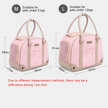Truelove Fashion Pet Carrier Handbag Out of Portable Bag Space Cabin Hug Cat Dog Artifacts Out Bag Backpack Pet Box Cage TLX6971