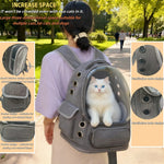 Transparent Pet Carrier Backpack Ideal Cat Accessories Outdoor Pet Shoulder Bag Breathable Pet Supplies With Ample Ventilation shimendi Sécurité et Confort pour Chien chat| Shimendi