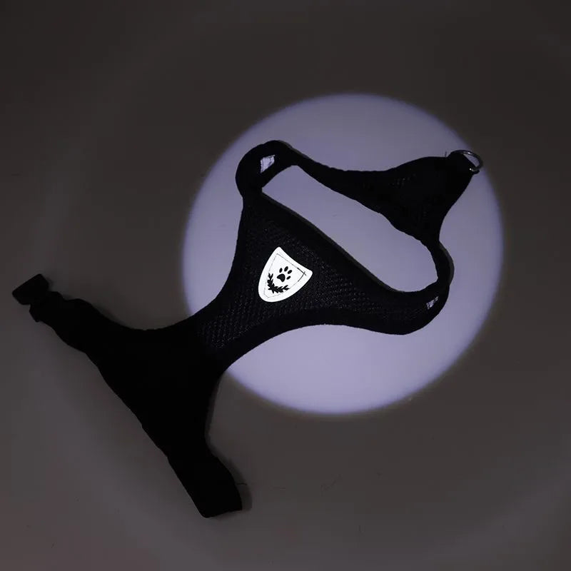 Cat Harness Vest Walking Lead Leash for Puppy Dogs Collar Polyester Adjustable Mesh Dog Harness for Small Medium Pet Accessories