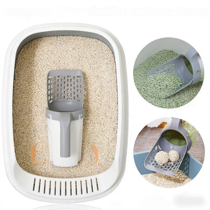 Reusable Cat Litter Scoop Refill for Cats, Litter Box Toilet Waste Cleaner Pet Supplies