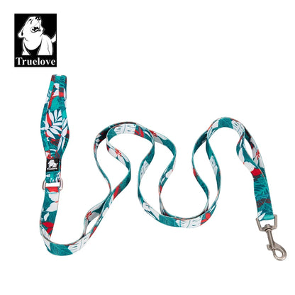 Truelove Floral Pet Leash Neoprene Padded Handle Extra Traffic Control Dog and Cat Strong Enough and Easy to Use Travel TLL3112