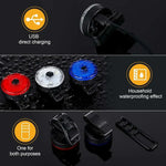 1-5Pcs LED Light Dog Collar Night Walking Pet Cat Glowing Pendant Safety Luminous Collar Dog USB Rechargeable 3 Modes Flashlight - shimendi