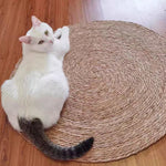 Cat Scratcher Rattan Mat Board Cat Scratch for Sharpen Nails Scraper Cats Tree Cat scratching post Sofa Mats Furniture Protector - shimendi