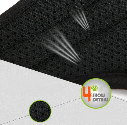 Truelove Pet Harness Reflective Nylon Large Pet Dog Harness All Weather Padded Adjustable Safety Vehicular Leads for Dog TLH5651