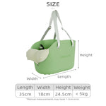 EVA Pet Carrier Bag, Waterproof & Breathable Dog Cat Shoulder Backpack, Lightweight Portable for Small Animals Outdoor Travel - shimendi